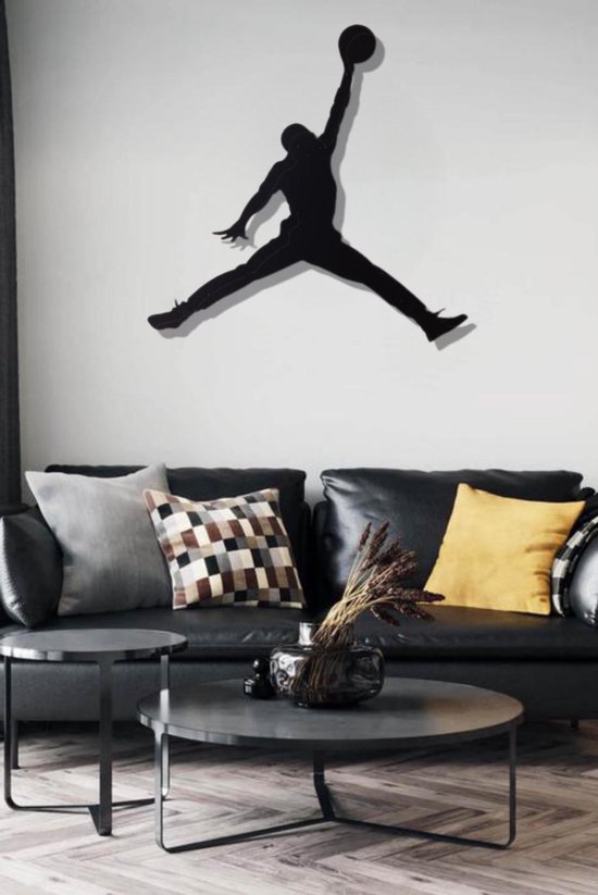 Décoration murale Air Jordan - Michael Jordan- Décoration murale en métal - Décoration murale en métal - Basketbal