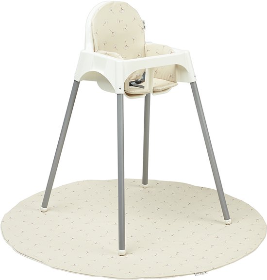 Meyco Baby Ginkgo stoelverkleiner - soft sand van Meyco — afbeelding 3