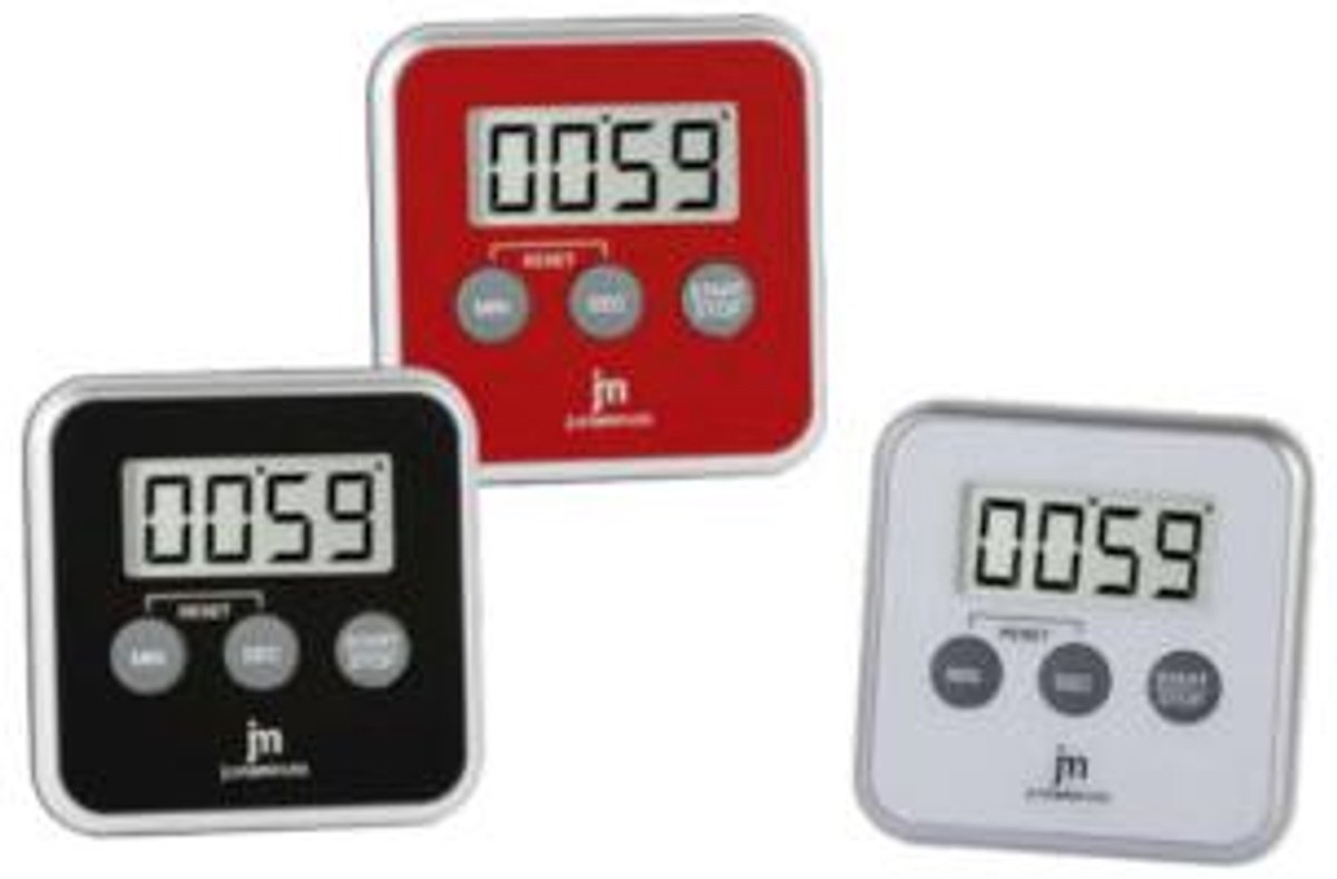 Lowell JT-5412B kookwekker Digitale kookwekker Wit