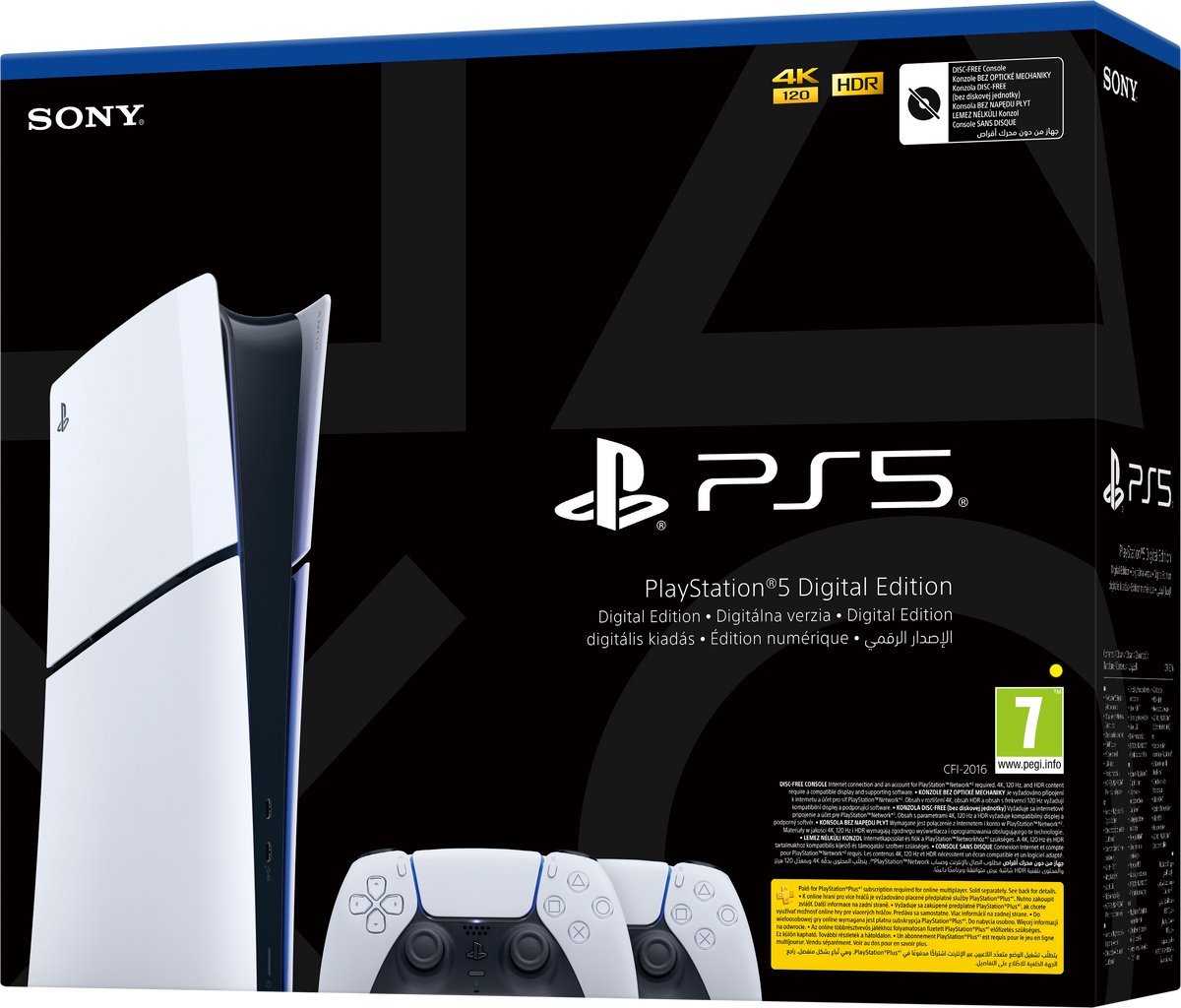 PlayStation 5 - Digital Edition + DualSense controller - Slim