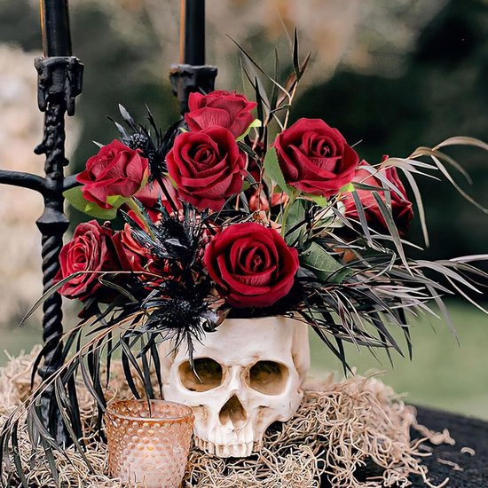 Witte - Fluwelen - Bloemen - Keuken - Kunstbloemen kopen