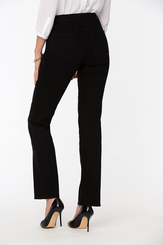 NYDJ Marilyn Jeans droit Zwart Premium Denim (Petite) | Noir