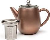 Bol.com Bredemeijer - Dubbelwandige theepot Eva - 11 liter - Roestbruin - Met filter aanbieding