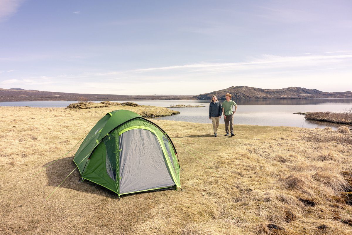 Coleman Darwin 3 Plus Blackout kampeertent – 3 persoons tent – verduisterend – water- en windbestendig - groen – foto 4