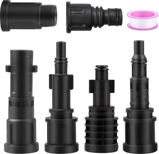 MaxEarn 15m High Pressure Washer Hose Pipe Sets, 180 Bar Water Cleaning
