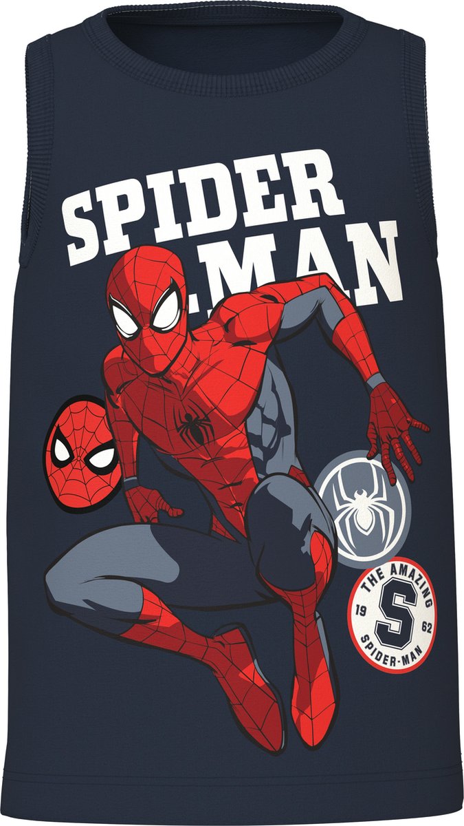 NAME IT - NMMOVILE SPIDERMAN TANK TOP MAR - Jongens - Onderhemden