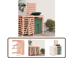 vidaXL Containerberging douglashout - 78x91,5x128,5 cm Verlengstuk Containeropslag - Containerberging - Douglashout - Tuingereedschap - Buitenschilderwerk