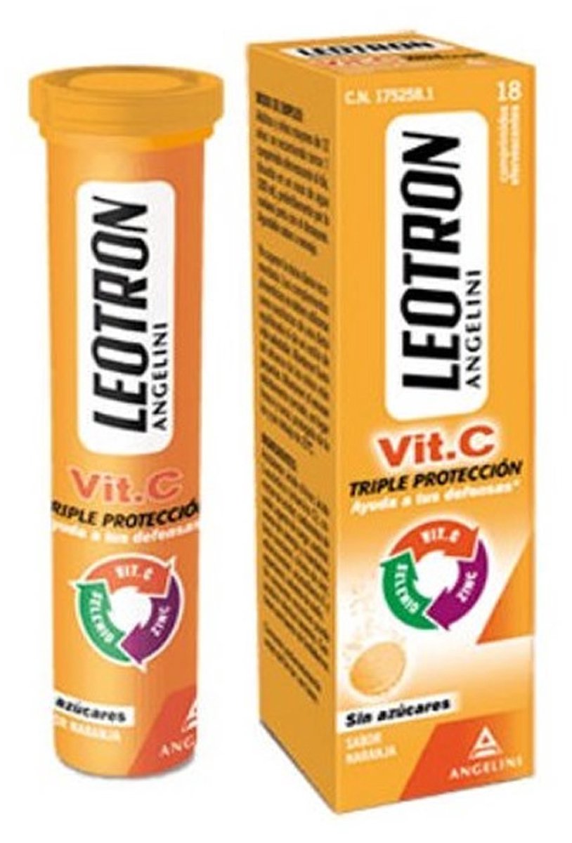 Tabletten Leotron Vitamina C Oranje Vitamine C 18 Stuks