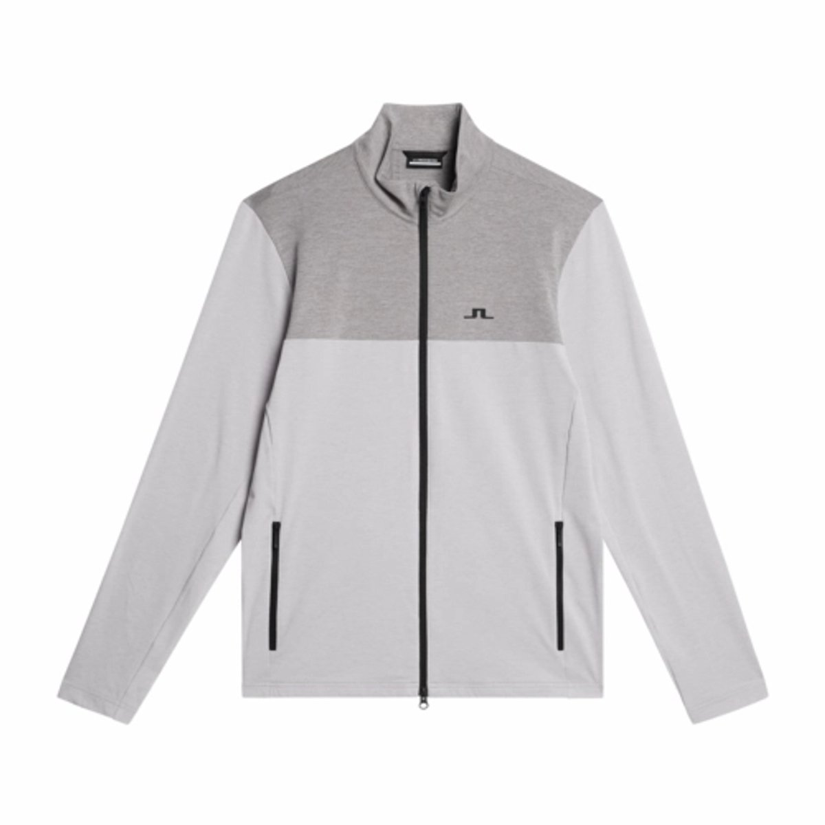 Skipully J.Lindeberg Men Banks Mid Layer Light Melange Grijs
