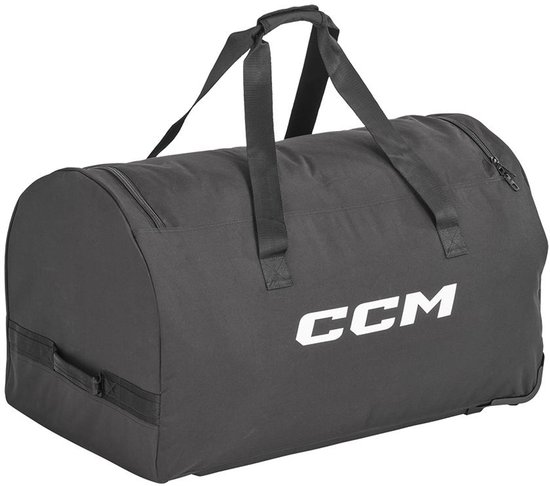 Sac à Crosse De Hockey CCM Player Stick Bag – Noir, Capacité 4 Bâtons Senior, Bandoulière Rembourrée