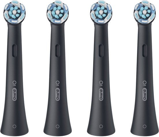 Oral-B iO Series Ultimate Clean Zwart - Originele opzetborstels - CrissCross borstelharen - 4 Stuks