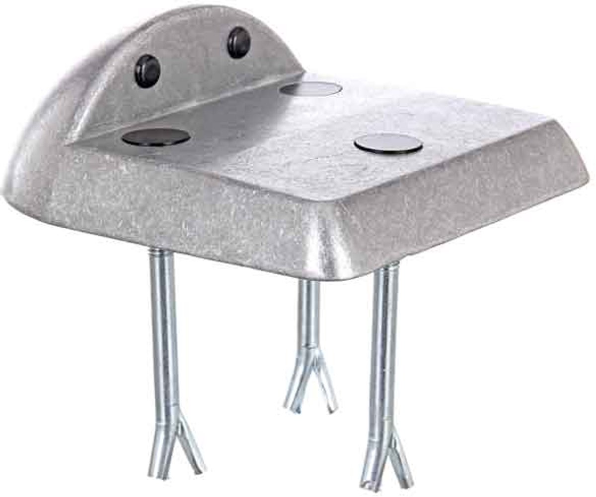 Oploopschoen oploopsteun poortstopper poortstop gegoten aluminium poort oploop