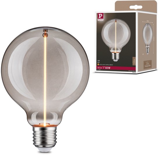 Led Rookglas Bol Floating Shine Standaard 230 V LED Globe E27 90lm 2,8W 1800K Rookglas | bol