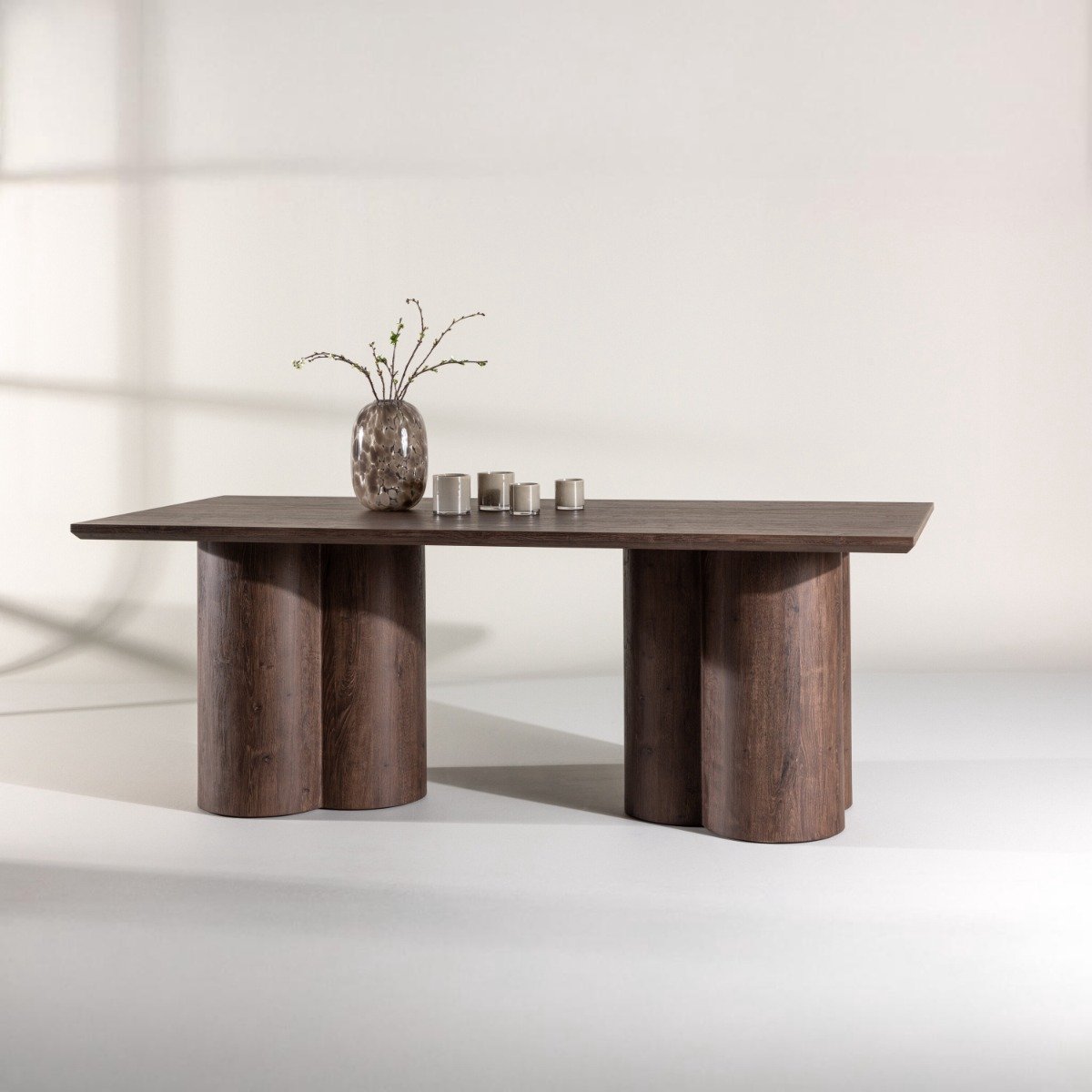 Fjôrd Eettafel Olivia Donkerbruin 210cm
