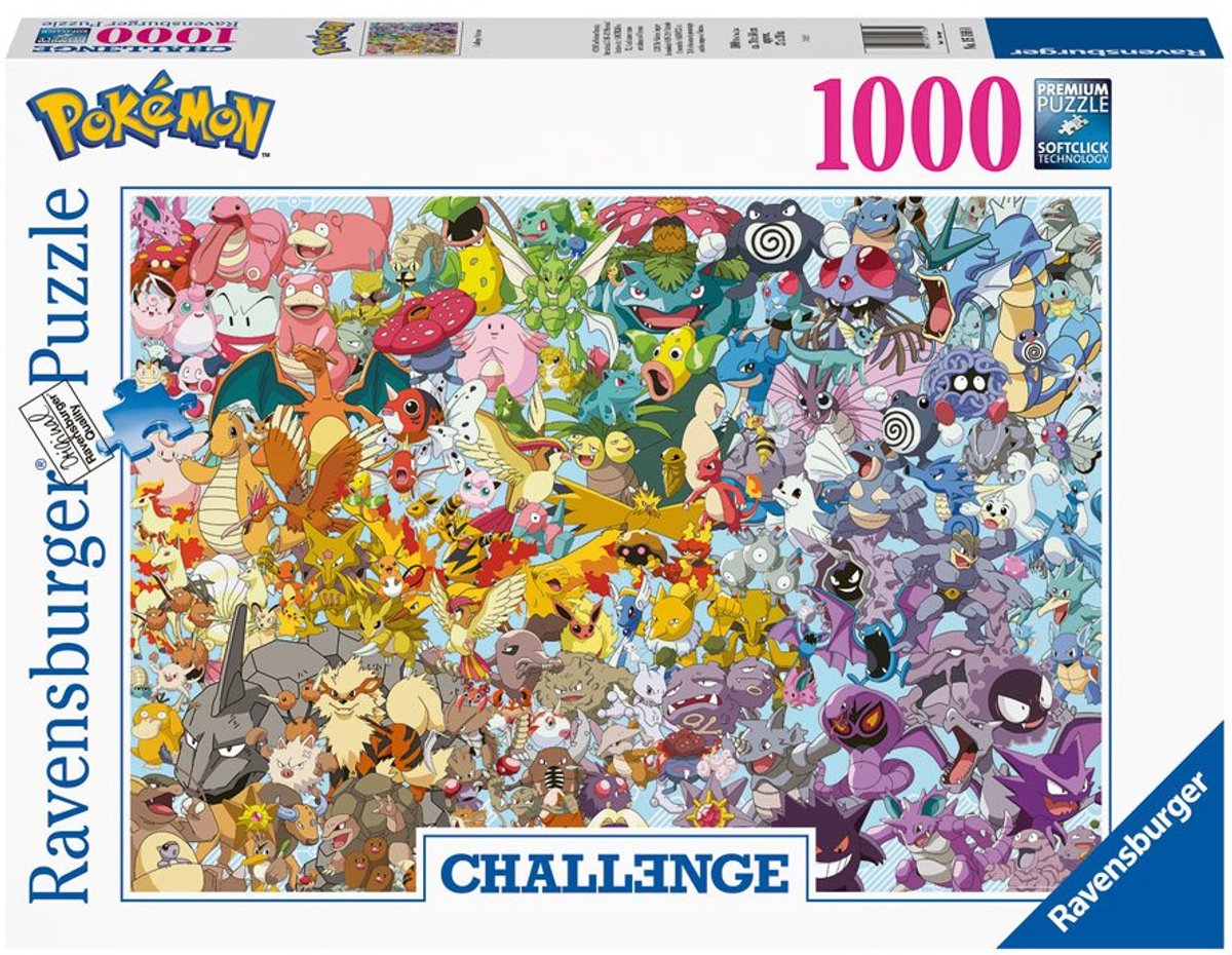 Ravensburger - Pokémon Challenge Puzzel - 1000 st - Legpuzzel — afbeelding 7