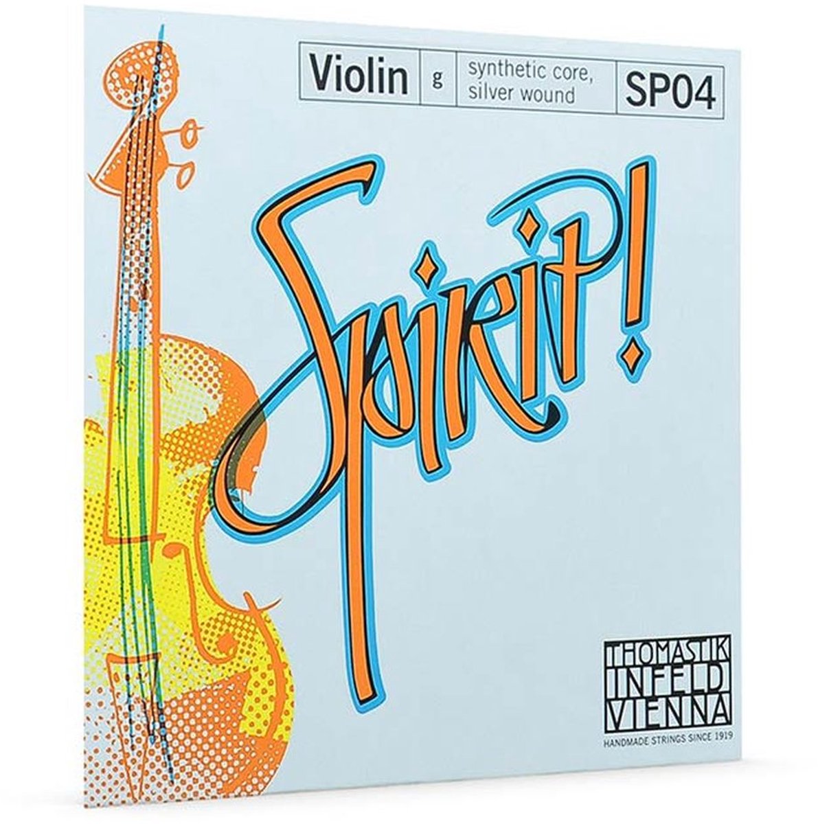 Thomastik Infeld THSP-04 violin string G-4 4/4 medium, synthetic core, silver wound