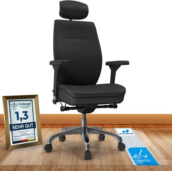 KARAT >Tapis Protège-sol Pour Sols Durs Neo Premium Demi-transparent 90