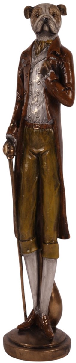 Baroque - Decoratief beeld of figuur - Hond resin 49 cm - 49x10x10 - Polyresin