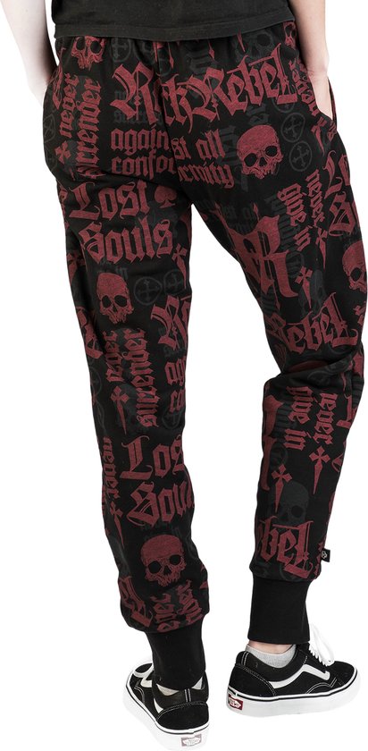 Rock Rebel by EMP Women's black hoodie with right side in bleach look Rock Rebel by EMP Women's black hoodie with right side in bleach look