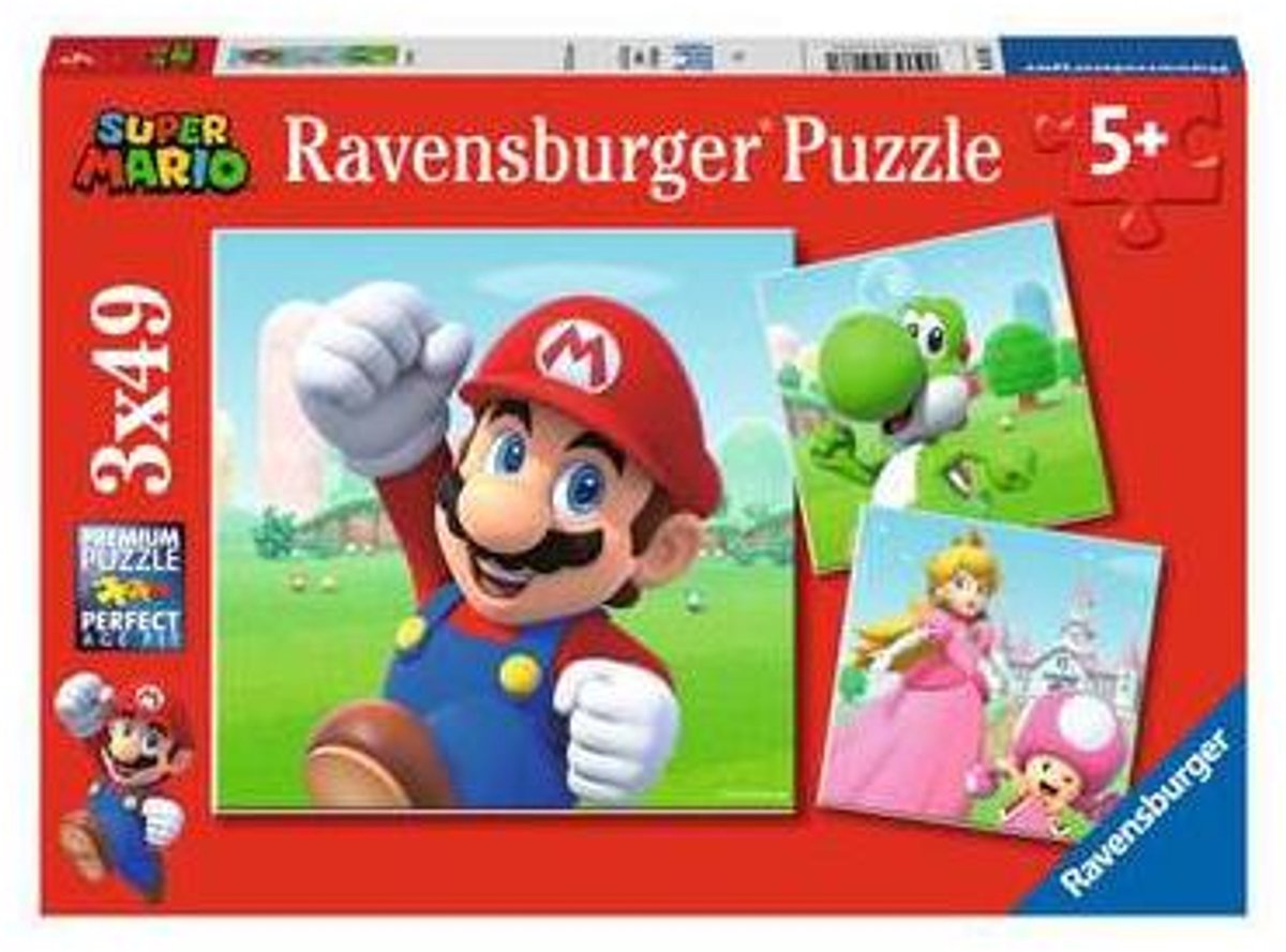 Ravensburger puzzel Super Mario - 3x49 stukjes - kinderpuzzel — afbeelding 7
