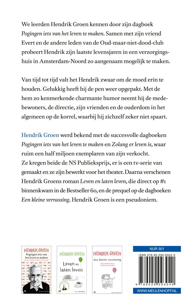 Zolang er leven is - back cover