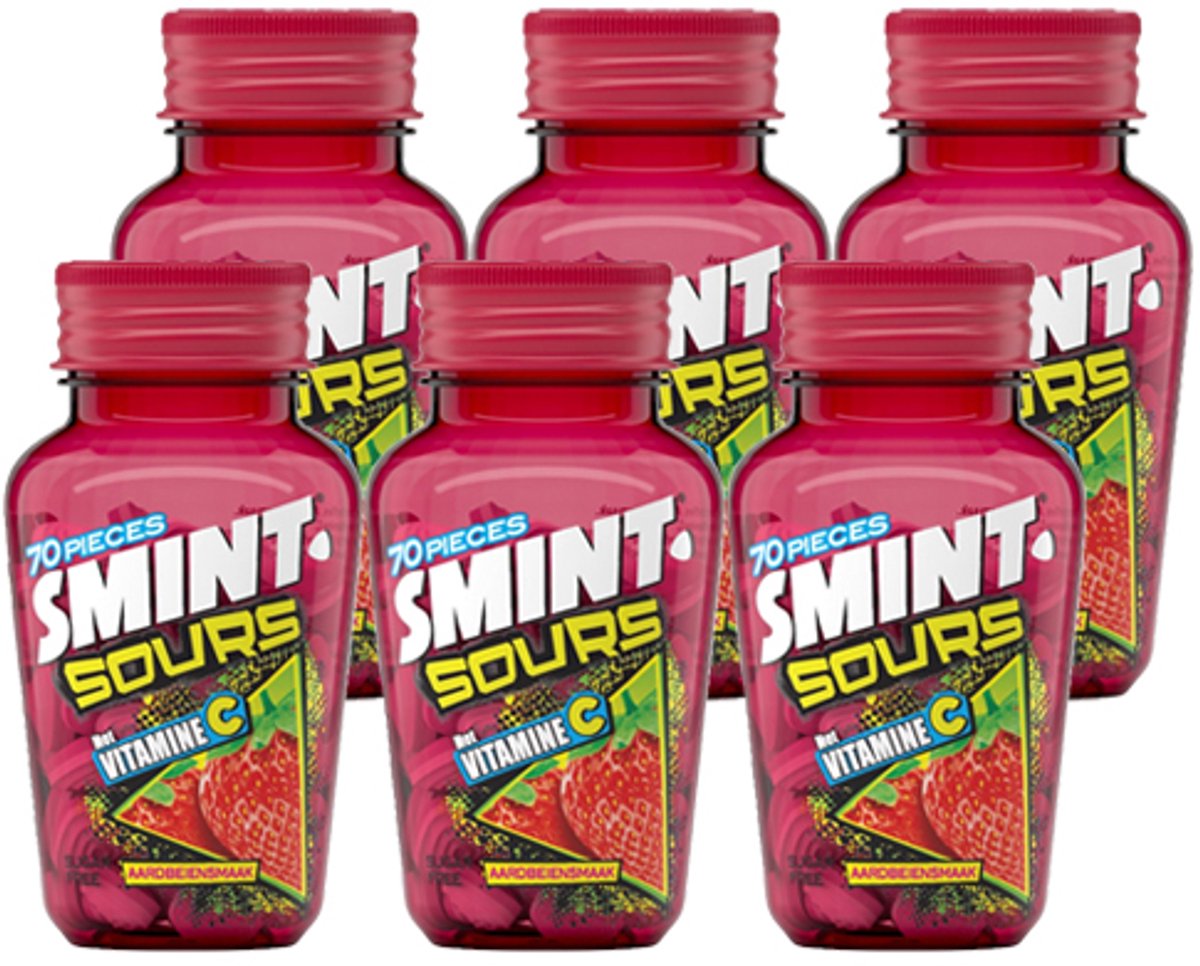 Smint Sour Strawberry Mint Candy 5