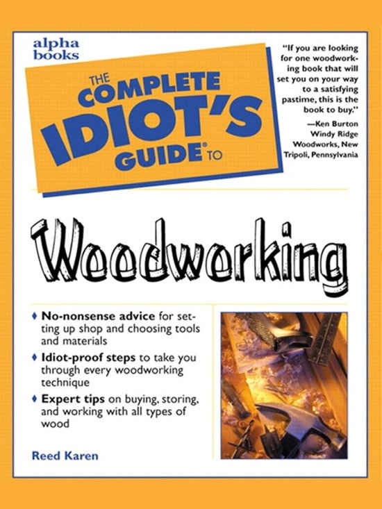 The Complete Idiot's Guide to Woodworking - cover