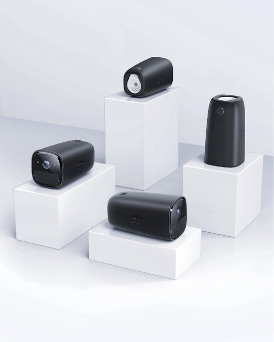 Eufy Cam 1 & 2 (pro) Siliconencase Skin (4-Pack) - Zwart van Eufy — afbeelding 5