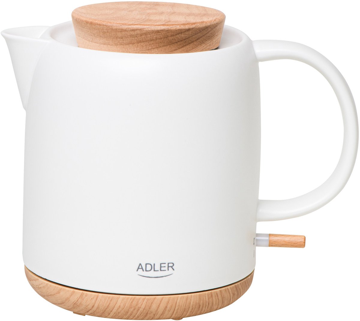 Adler AD 1304 - Waterkoker - keramisch - 1.0L - 1200W - Ecru