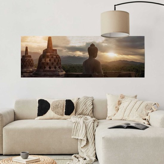 Bouddha de Borobudur - Affiche 158 x 53 cm
