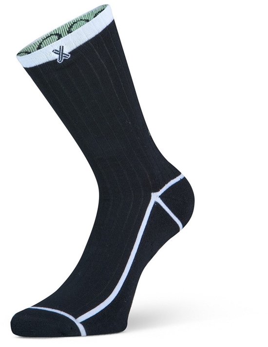 XPOOOS chaussettes femme bambou essential graphiques basic noir - 39-42