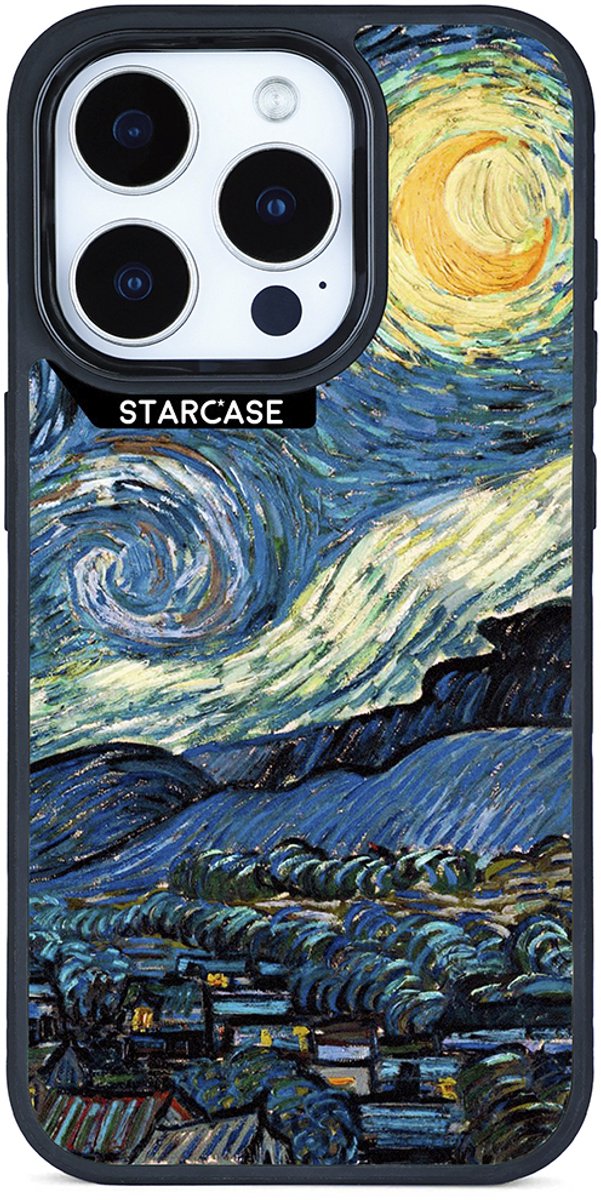 iPhone 16 Pro hoesje - magsafe hoesje / Starcase Sterrennacht / Starry Night / iPhone hoesje met Magsafe