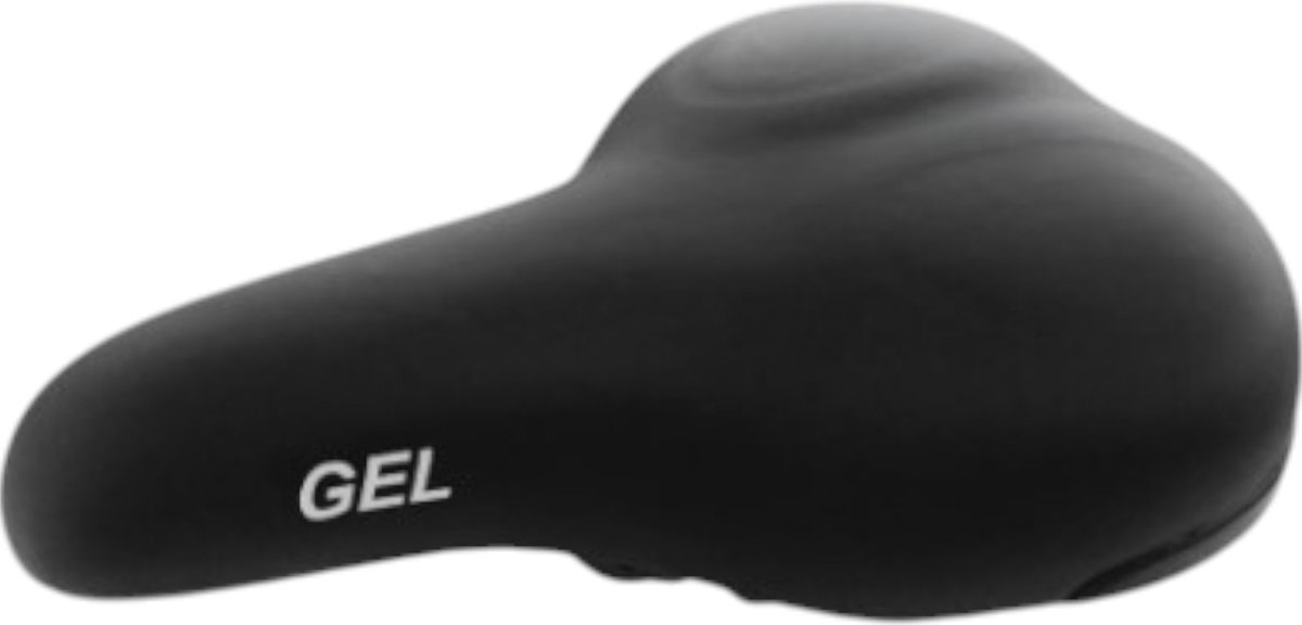 Falkx Gel zadel trekking - unisex - gel padding - 255x190 mm - zwart