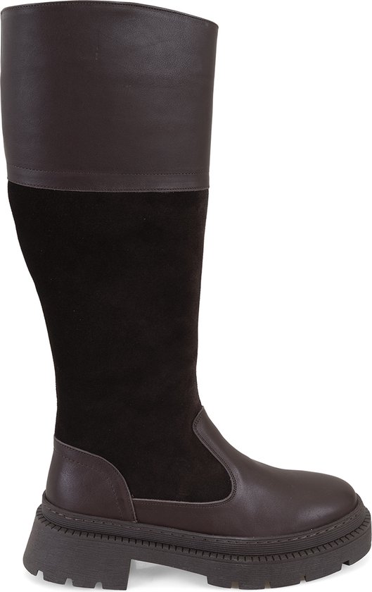 DESA Bottes Cuir Marron Femme Astuce de chaussure: rond Taille: 39 EU