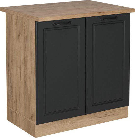 Vicco Salontafel Anton, Antraciet, 80 x 80 cm