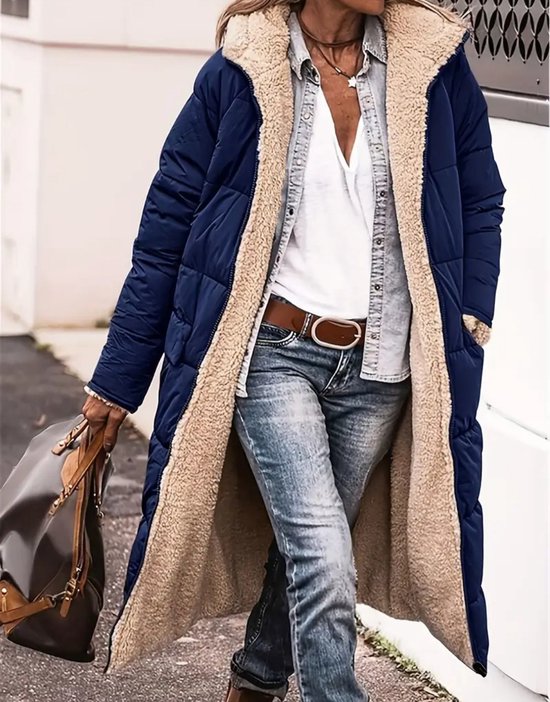 2024 Nieuw - Y9K Vrouwen Plus Size Winterjas Revers Kraag Lange 2024 Nieuw - Y9K Vrouwen Plus Size Winterjas Revers Kraag Lange