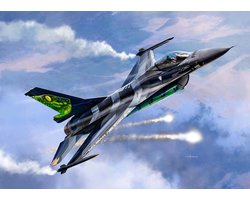 Kinetic Modelbouwpakket Militaire voertuigen - 48154 General Dynamics F-16 Fighting Falcon - F-16A MLU Dream Viper - België - Straaljager Plastic - 1:48 - Modelbouw