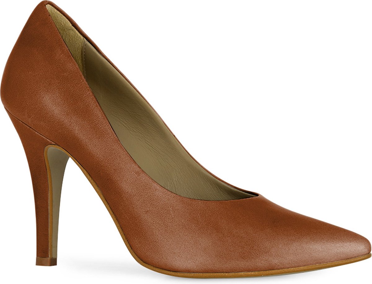 Noë Shoes Nicole Pump Mid Brown