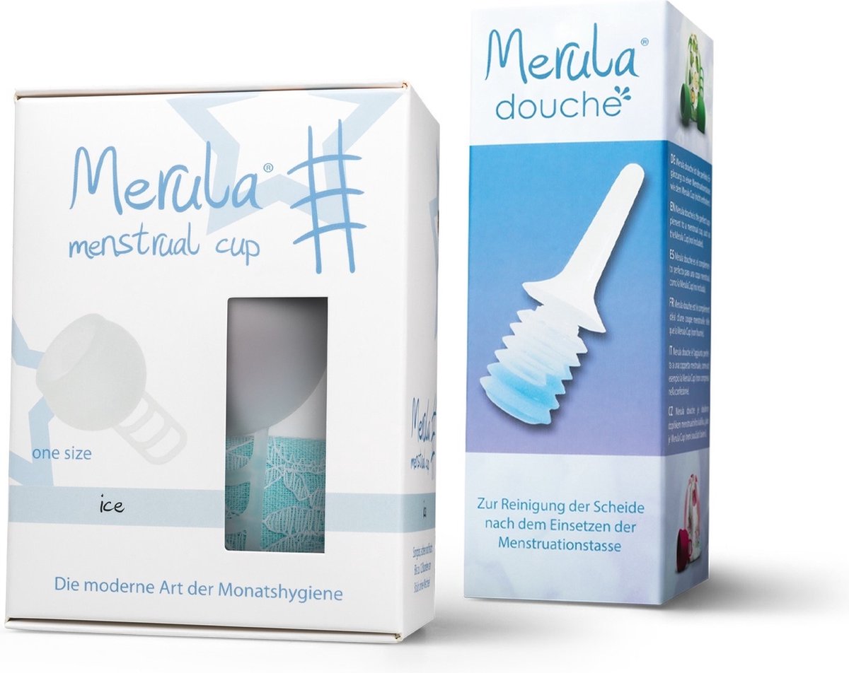 Goedkoopste Merula menstruatie cup Merula douche - ice kleurloos