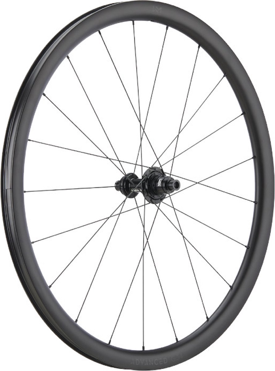 NEWMEN WHEEL ADVANCED G.34 - 28 Inch - Fietswiel Racefiets - Carbon - Bandbreedte 35 - 50 mm - Voorwiel - Zwart
