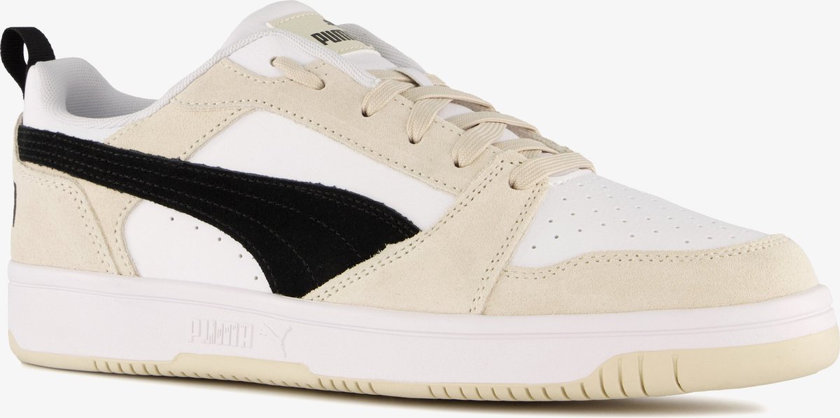 Puma Rebound V6 Low heren sneakers – Uitneembare zool Wit