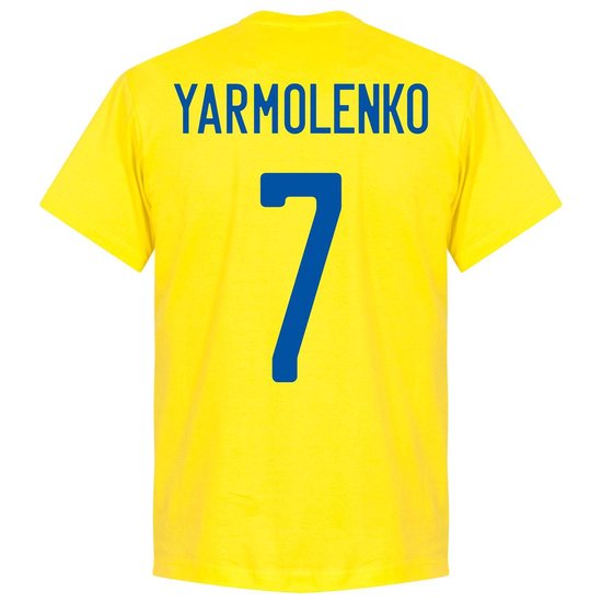 T-Shirt Équipe Ukraine Yarmolenko 2020-2021 - Jaune - L