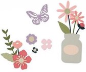 Sizzix Thinlits Mal Set 17Pak - Garden Florals 662514 My Life Handmade