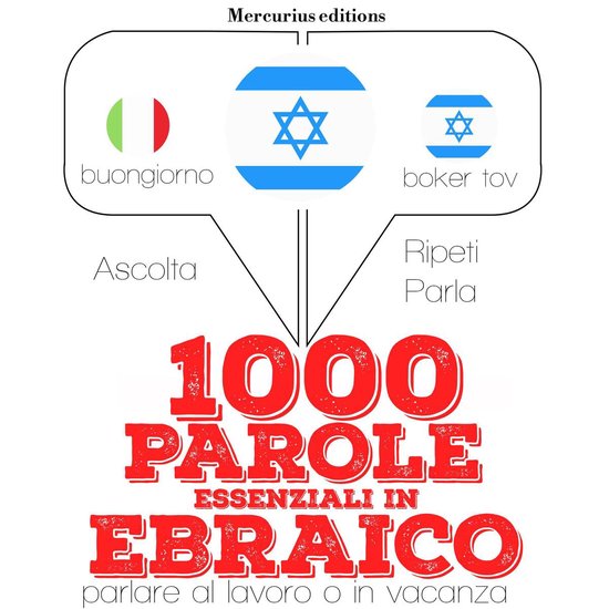 1000 parole essenziali in Ebraico - cover