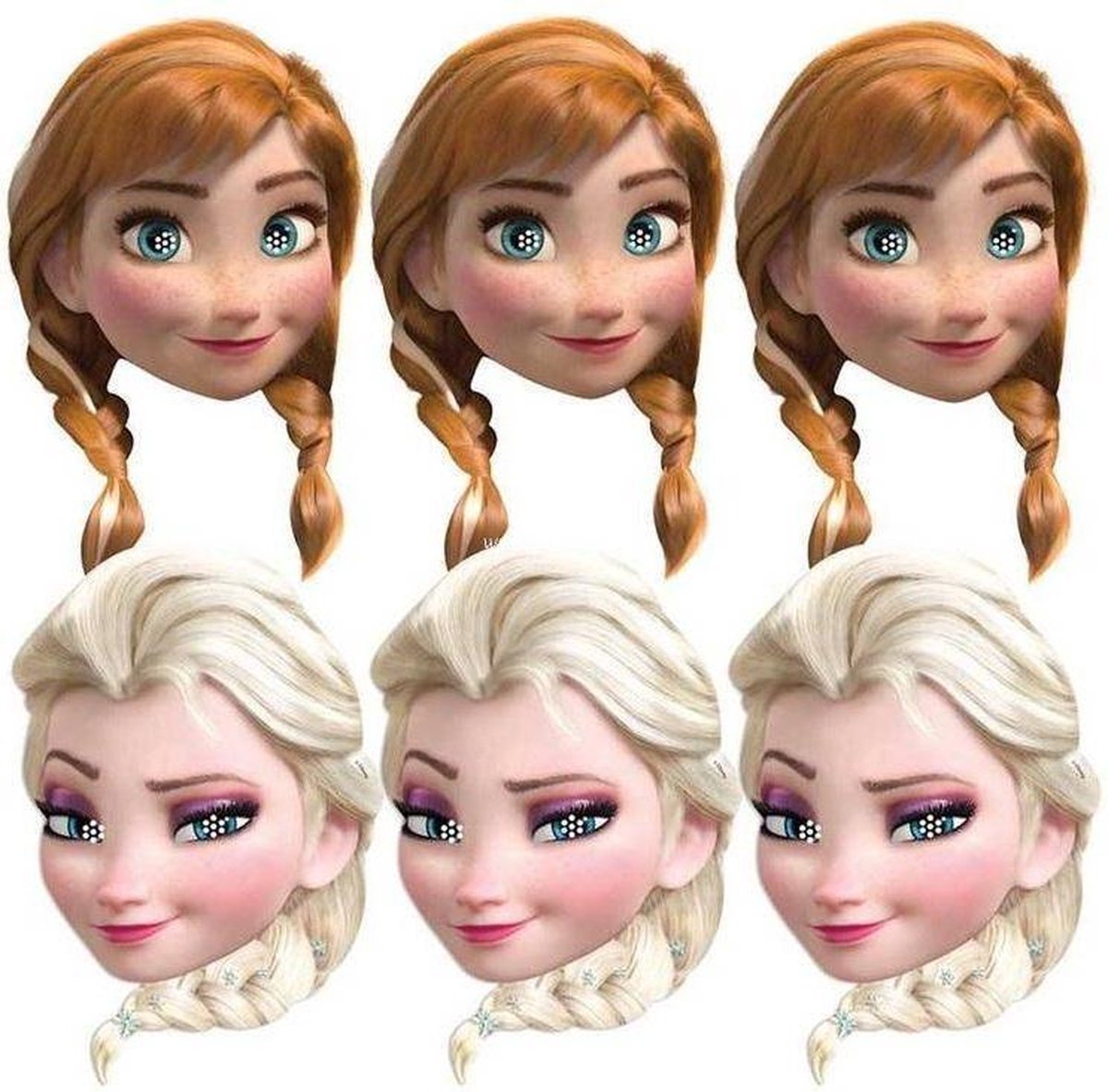 Frozen Maskers 6 stuks