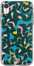 HappyCase Apple iPhone XR Hoesje Flexibel TPU Summer Leopard Print