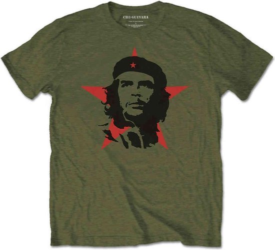 Tshirt Homme Che Guevara -L- Vert Militaire | bol