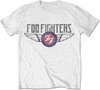 Foo Fighters - Flash Wings Heren T-shirt - XL - Wit