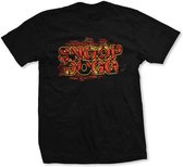 Snoop Dogg Heren Tshirt -2XL- Red Logo Zwart