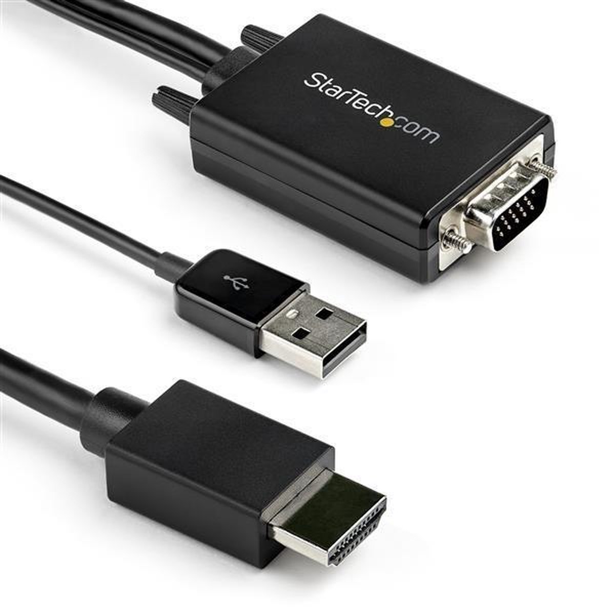 Adaptateur VGA vers HDMI avec audio et alimentation par USB